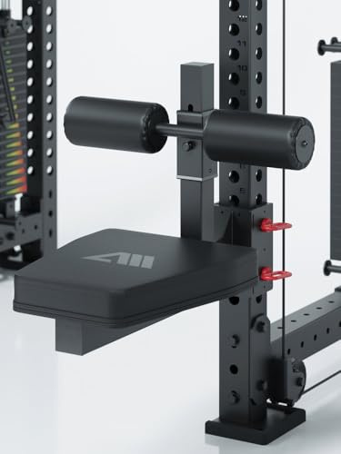 ATLETICA R8 Latzug-Sitz mit Knieblocker | Upgrade vom Kabelzug zum vollwertigen Latzug, Individuell Höhenverstellbar, Für vollen Latzug Stretch
