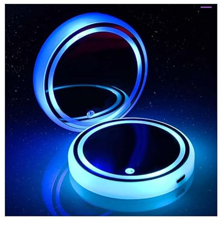 2PCS Car Cup Coaster, for Jaguar XE XEL XF XFL XJ F-PACE F-Type Auto Cup Holder Insert Coaster Silicone Anti Slip Cup Mat Car Interior Accessories