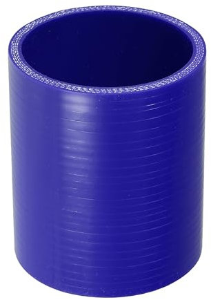 QUARKZMAN 1 Pièce Tuyau en Silicone Bleu Universel pour Voiture, Diamètre Intérieur 70mm (2,76 pouces), Longueur 100mm (3,94 pouces), Angle 0 degré