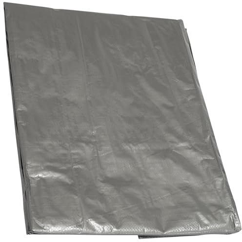 AERZETIX - C73894 - Lona de protección en Polipropileno con Ojales Resistente a los Rayos UV - Densidad 120 g/m² - 1.85x2.85 Metros - Color Gris - jardín Camping Remolque Coche Obra