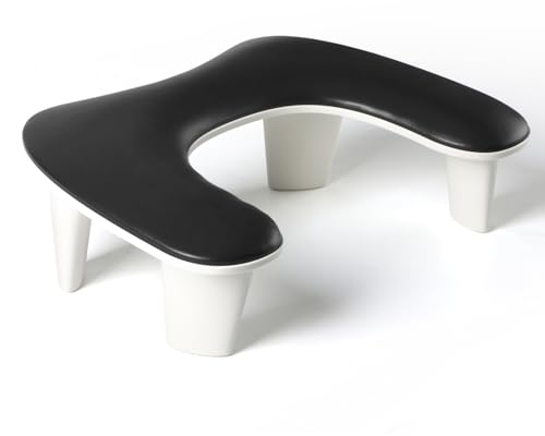 AMOYUN Black Nail Arm Rest, Butterfly Nail Cushion Arm Rest for Nails Sleepable Manicure Pillow Non-Slip Soft Microfiber Leather Manicure Hand Rest Nail Stand Technician Table for Nail Art Salon