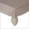 Tischdecke Gartentischdecke Karo Beige 140 cm rund Outdoor Weichschaum PVC Terrasse Garten rutschfest wetterfest