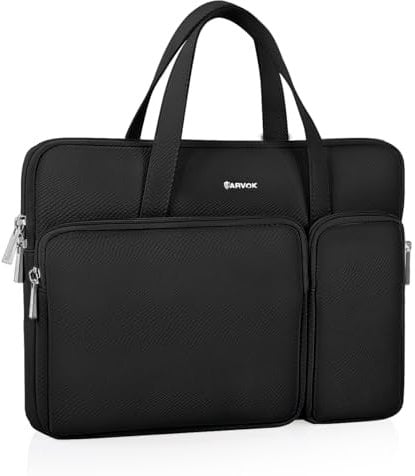 Arvok 13 13.3 14 pouces Housse de protection pour ordinateur portable pour MacBook Air/MacBook Pro 13-14 pouces/HP Chromebook 13 pouces, étui en cuir résistant à l'eau pour HP/Dell/Lenovo/Asus/Acer