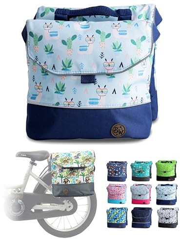 BambiniWelt by Rafael K. Gepäcktasche – Wasserabweisende Gepäckträgertasche für Kinderfahrrad 18–24 Zoll – für alle PUKY und WOOM Räder – robuste Fahrradtasche, Farbe: Modell 28 (M1)