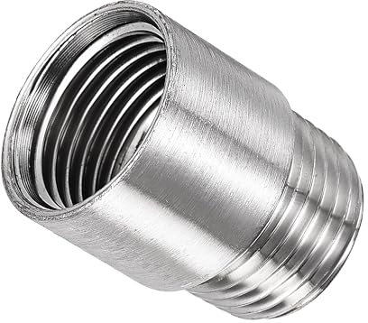 MACHSWON Shower Head Extension Arm,30mm Shower Arm Extension Shower Head Extender 304 Stainless Steel 1/2PT Male to 1/2PT Female Thread