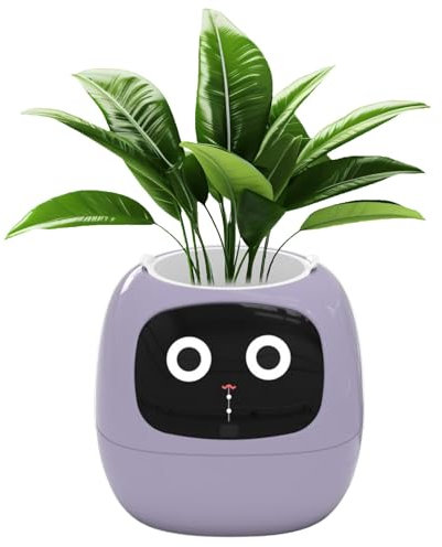 Pot De Fleurs Intelligent,Pot De Fleurs Intelligent Numérique,Rappel D'arrosage,Support De Jardinière Intelligent For Soins Des Plantes,Prend En Charge 36 Types De Plantes For La Décoration Intérieure