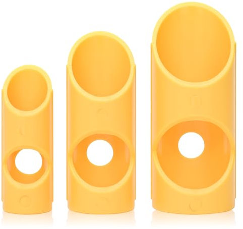 aleawol 3pcs Pipe Lagging Cutter Tool Insulation Foam 15mm 22mm 28mm Set for 45-Degree Angles Lagging Jig for Copper Insulation Pipe Cutter Guide