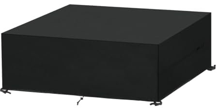 SanGlory Gartenmöbel Abdeckhaube Wasserdicht Abdeckung für Gartenmöbel Winterfest Oxford Gewebe Gartenmöbel Abdeckplane Schutzhülle für Gartentisch Sitzgruppe Sitzgarnituren, Anti-UV, 230x110x75cm