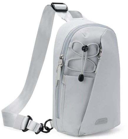 Inateck Sling Bag X-Row, Leichte Herren Umhängetasche Spritzwassergeschützte Brusttasche Crossbody Bag für Wandern, Reisen, Spaziergang
