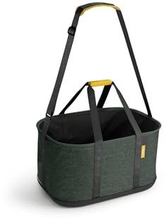 Joseph Joseph Hold-All Faltbarer 45L Outdoor-Wäschekorb mit Schultergriff, Robust Gewebe, Wasserdichter Boden, Grün