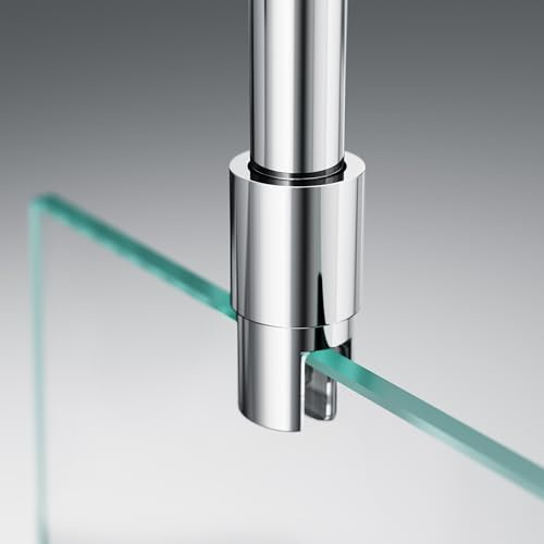 OsmanthBD Deckenstütze 564 mm Duschstabilisator für Duschglas, Chrom | Aus 304 Edelstahl gefertigt, geeignet für 6-10 mm Glas und sorgt für eine sichere Befestigung von Duschabtrennungen