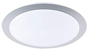 Trio Leuchten LED-Deckenleuchte titanfarbig, Kunststoff weiß, inklusive 1x 9W LED, ø 30 cm 626510987