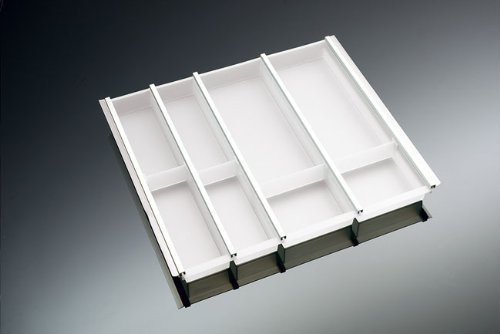 Naber Storex / Cuisio 60 Besteckeinsatz / Weiß-transluzent / 485-520x463-480mm