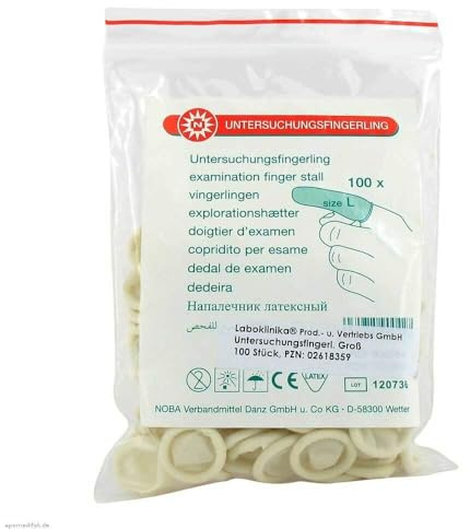 UNTERSUCHUNGSFINGERLINGE groß 100 St