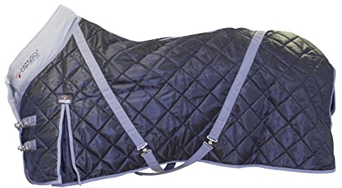CATAGO Stable 100 g Teppich, schwarz/grau, 125 cm