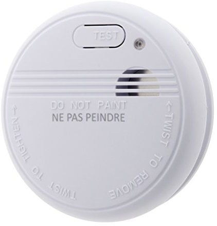 Otio - Détecteur de Fumée CE - Cellule Photoélectrique Haute Fiabilité - Autonomie Minimale 5 ans - Norme EN 14604 - Pile Alcaline Longue Durée Incluse - Blanc