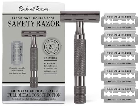 Rockwell 2C Rasierhobel - White Chrome