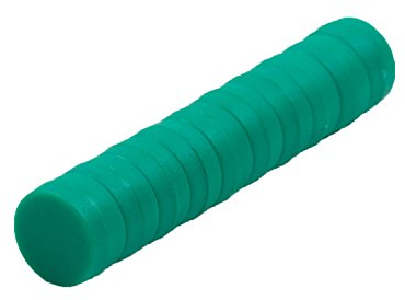 Magnetastico | 10x Starke Neodym Magnete mit Schutzschicht| Farbe Grün & Größe 12x6 mm| Kleine Magnete extra stark, Büromagnete| Mini-Magnet für Magnettafel Kühlschrank Whiteboard & Glasmagnettafel