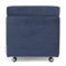 Arketicom Pandora Swing Sitzsack mit Rädern, Mikrofaser-Design, 84 x 42 cm, Bordeaux