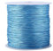 Haofy Corde en Nylon, Nylon Perles Fil Ficelle Chinois Noeud Cordon Rails Macrame Shamballa Fil Ficelle Noir pour la Fabrication de Bijoux DIY (Bleu Ciel)