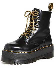 Dr. Martens Jadon Max DM25566001, Womens bovver Boots, Black, 42 EU
