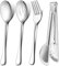 LIANYU 12-Piece Large Serving Utensils Set, Include 9.8 Inch Slotted Spoons and Forks, 9.4 Inch Tongs, Stainless Steel Hostess Serving Flatware Set for Catering Party, Dishwasher Safe