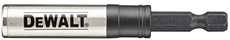 Dewalt Extreme Magent-Bithalter DT7524 (76 mm Gesamtlänge, mit Quick-Lock für schnellen Bit-Wechsel, Hülse aus Edelstahl)