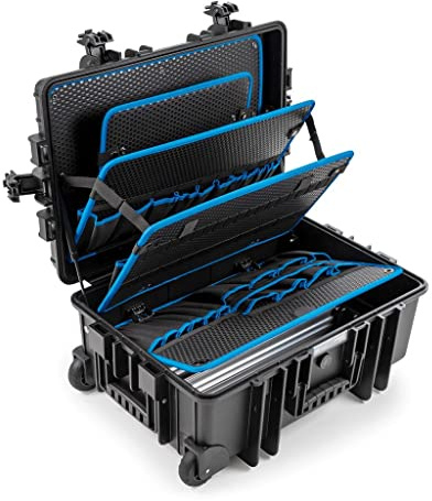 B&W JUMBO 6600 mobile tool case with tool pockets (PP case, volume 26.4 l, 50 x 28.5 x 18.5 cm inner) 117.20/P, tools not included