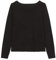 Marc O'Polo Damen B41238552493 Longsleeve Aus Bio-Baumwolle, Langarmshirt Mit Rundhalsausschnitt, Softes Damenshirt Lässigem Look, Schwarz, L EU