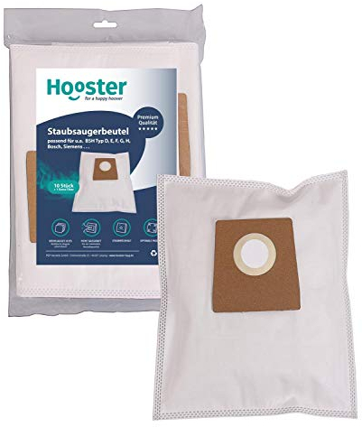 Hooster 10 Stück Staubsaugerbeutel PASSEND für Swirl S64 »inkl. Mikrofilter«