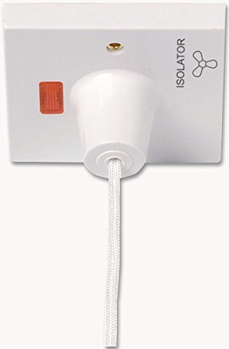 10A 3 Pole Fan Isolation Pull Switch, Ceiling SWITCHES Electrical, 1 Piece Pack - PRW208