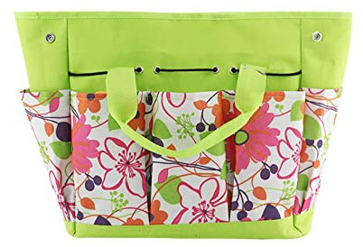 Garden Tool Bag, Garden Tool Tote Bag with Storage Organizer for Women, Gardening Tool Organizer with 8 Pockets Gift for Friends Or Women (Tools Not Included)