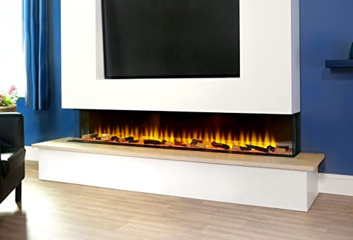 Adam Sahara Panoramic Media Wall Electric Fire (81/205cm)