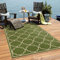Muratap Outdoor Teppich Wetterfest - Berlin - Modern Teppich für Innen und Außen Garten Balkon Terrasse Küche Wohnzimmer Badezimmer - Große: 60x110 cm - Farbe: Grün