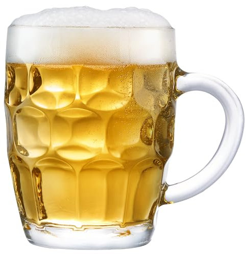 Burns Glass Bierkrug im deutschen Stil, 540 ml, 1 Stück