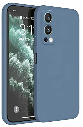 Topme Handyhülle Hülle Fur OnePlus Nord 2 5G (6.43 Inches) Case Schutzhülle, Hautschutz Aus TPU Silikonhülle - Lavendelgrau