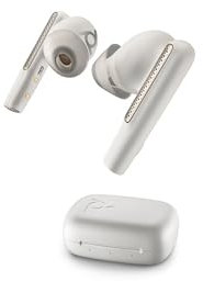 POLY Voyager Free 60 USB-C Earbuds mit Ladecase für Microsoft Teams, weiß