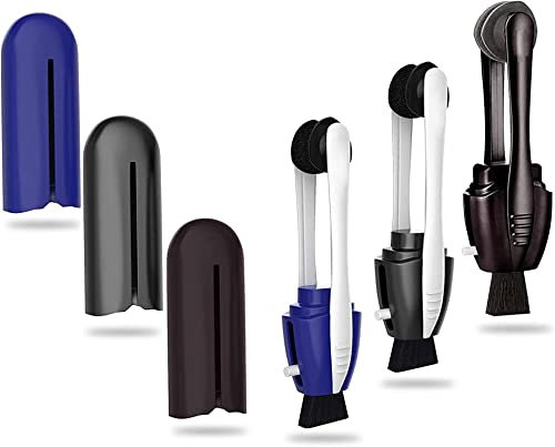 Outil de Nettoyage de Lunettes,3 Pièces Nettoyage de Lentilles de Lunettes, éliminateur de Rayures pour Lunettes, Technologie de Microfibre de Carbone Efficace et