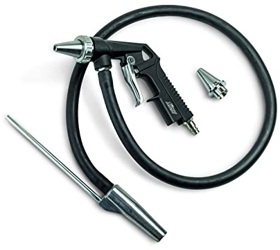 FIAC Pistolet de Sablage Compresseur Buse de 6mm, Sableuse Grandes Surfaces avec Tuyau d'Alimentation de 1m, Accessoire Compresseurs, Pression Max. 8 Bar, Noir