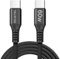 Mobitel USB C to USB C Cable 60W 1.5M Samsung Charger Type C Charger Cable Fast Charging Lead Nylon Braided for iPhone 15 16 Samsung A Series S22 S23 S24 S25 Pixel 9 8 7 6 iPad Smart Watch Power Bank