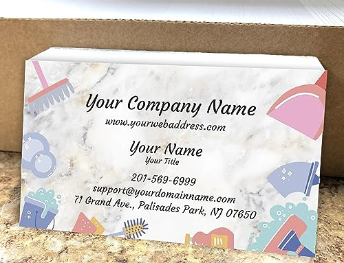 IMPACTONLINEPRINTING, Business Cards (250pcs to 2,500pcs) - Thick Smooth16Pt Paper(350gsm), Cleaning-2