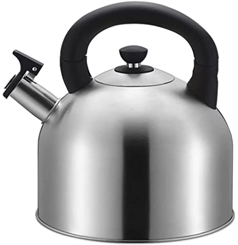 Bouilloire Sifflante Théière Bouilloire Sifflante En Acier Inoxydable 304 Pour Cuisinière Bouilloire Sifflante De 4 Litres Avec Poignée Anti-brûlure Bouilloire En Acier Inoxydable (Color : A, Size :