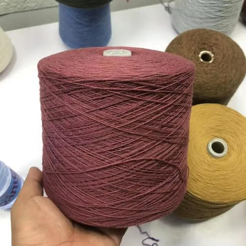 LINLN 500g 50% Wollgarn zum Handstricken 50% Yakwolle Strickgarn 2/15S Lana Häkelgarn Pullover Mütze DIY Line Threads