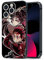 HWLHJJ Tanjiro and Yoriichi Cool Black Anime TPU Protective Case - Unique Soft Silicone Manga Mobile Phone Case for iPhone 14 Plus