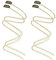 AOEVUIR 4 Pcs Strass Haarketten Für Frauen Quaste Haarspangen Ketten Goldr Kristall Quaste Haarspange Kette glitzer Glitzer Strähnen Haare Für Den Täglichen Gebrauch von Mädchen (Gold)