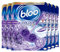 Bloo Colour Active Toilet Rim Block Lavender with Anti-Limescale, Cleaning Foam, Dirt Protection and Extra Freshness - 2 x Rimblocks x 6, purple
