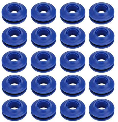 RAXLUPO 20 Pièces Oeillets en Plastique pour Bâche ensemble d'oeillets en Plastique Oeillets pour Baches Convient aux Tentes Bâches de Piscine Rideaux Tapis de Sol 28 * 28 * 11mm