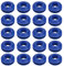 RAXLUPO 20 Pièces Oeillets en Plastique pour Bâche ensemble d'oeillets en Plastique Oeillets pour Baches Convient aux Tentes Bâches de Piscine Rideaux Tapis de Sol 28 * 28 * 11mm
