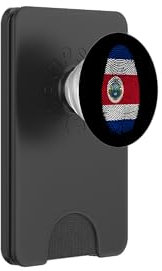 Costa Rica Flag Fingerprint Costa Rican Gift Costa Ricans PopSockets PopWallet für MagSafe