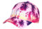 Hip Hop Honour Cappello Los Angeles Rose Palme Tropical Sunrise Baseball - Taglia: Taglia unica - Colore: Rosa - Misto, Rosa, taglia unica